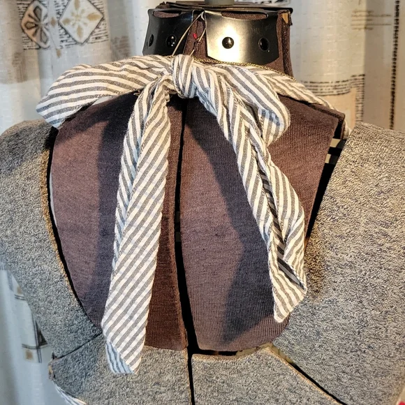 Retro Grey Seersucker Dress - Picture 3 of 11